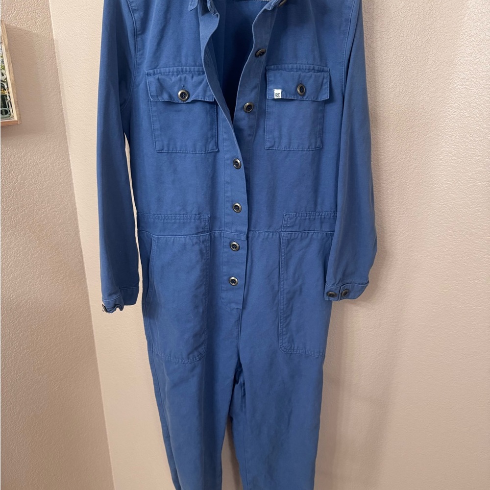 Rare Blue Long Sleeve Jumpsuit